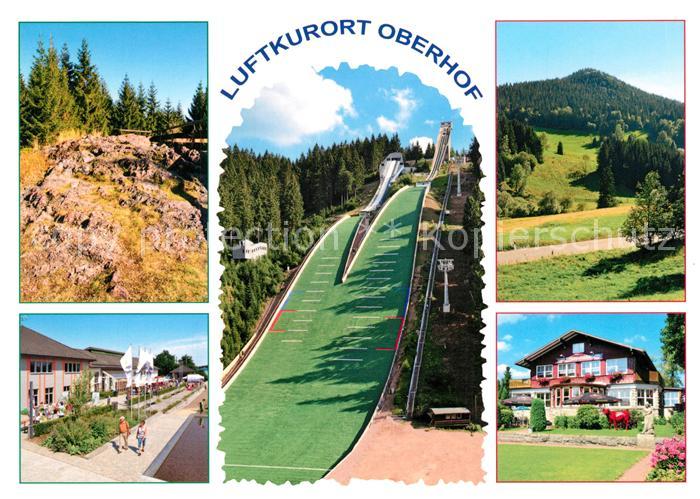 Oberhof Thueringen Sprungschanze im Kanzlergrund Haus des Gastes Restaurant-Luis
