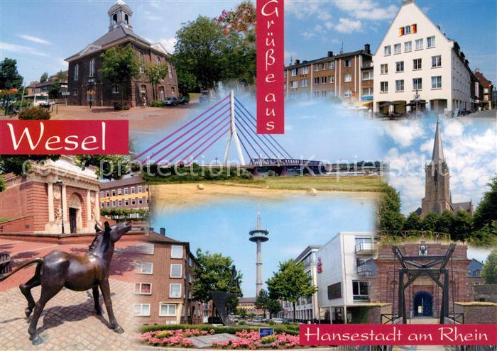 Wesel Rhein Hansestadt Ziehbruecke