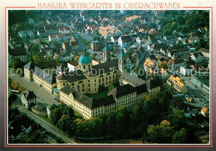 Weingarten Baden Fliegeraufnahme Benediktiner-Abtei
