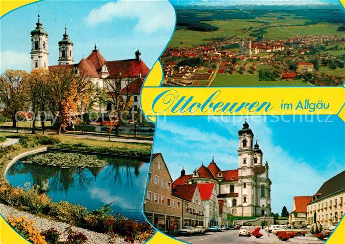 Ottobeuren Fliegeraufnahme Kirche Parkanlage