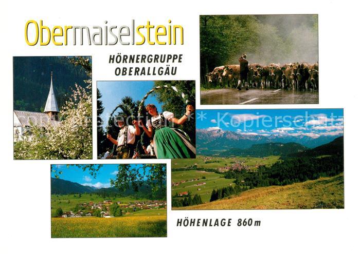 Obermaiselstein Hoernergruppe Kuehe Tracht