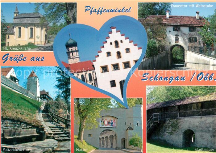 Schongau Pfaffenwinkel Maxtor Stadtmauer Polizeidienerturm