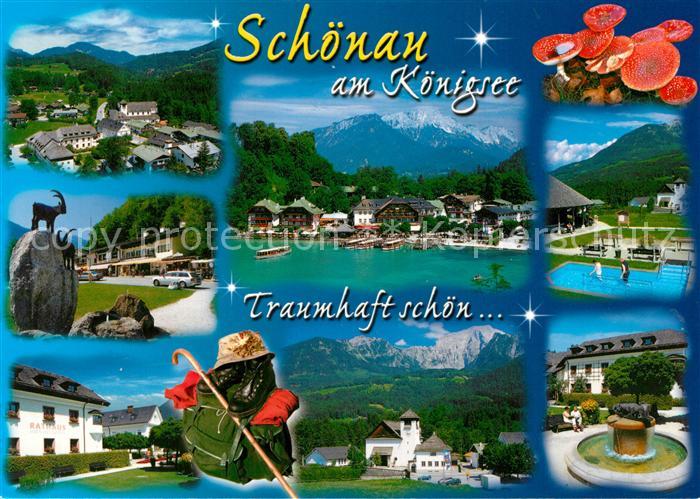 Schoenau Koenigssee Fliegeraufnahme Tretanlage Brunnen