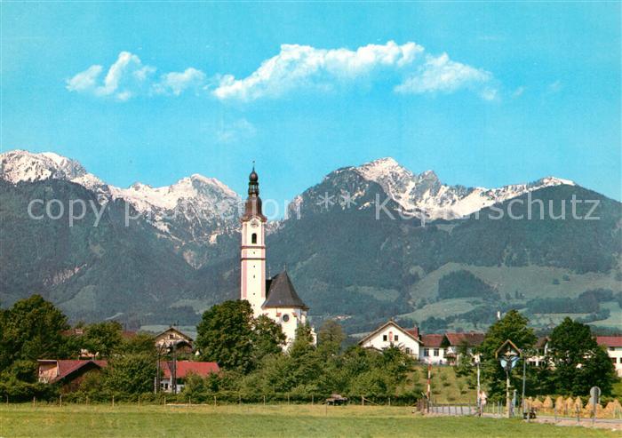 Flintsbach Inn mit Wendelsteingruppe Widalpjoch Soin Hochsalwand Lechnerkoepli