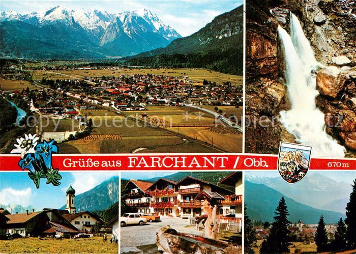 Farchant Fliegeraufnahme Wasserfall