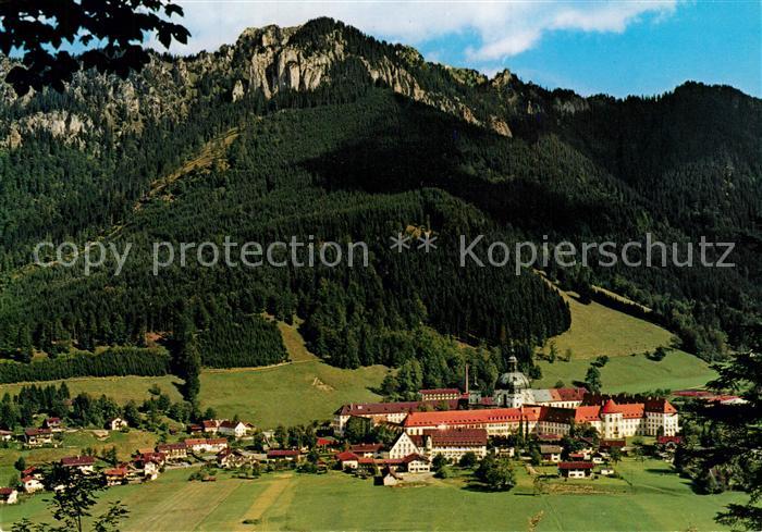 Ettal Fliegeraufnahme Kloster mit Laber