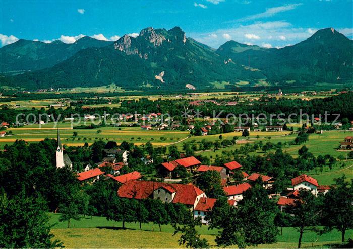Brannenburg Degerndorf Inntal mit Hochritz Heuberg Kranzhorn