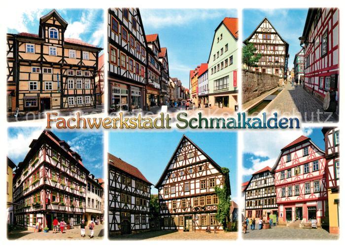 Schmalkalden Thueringen Fachwerkstadt Auer-Gasse Kirchhof Mohrengasse Lutherhaus