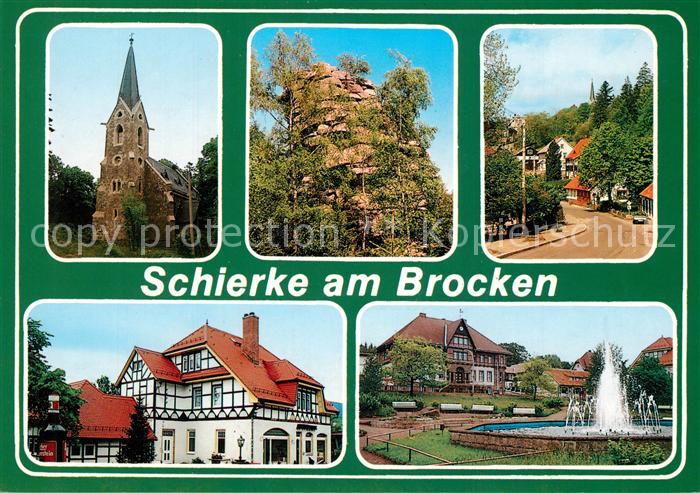Schierke Harz Kirche Schnarcherklippen Kirchberg Kurpark