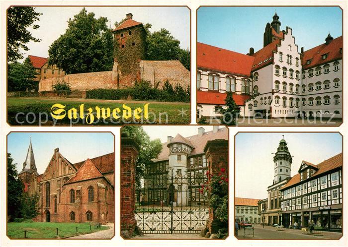 Salzwedel Stadtmauer Comeniusschule Johann-Friedrich-Danneil-Museum Breite-Stras