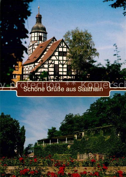 Saathain Fachwerk Kirche Rosengarten