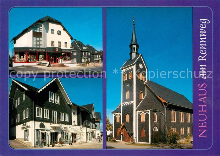 Neuhaus Rennweg Schwarzburger-Strasse Sonneberger-Strasse Kirche