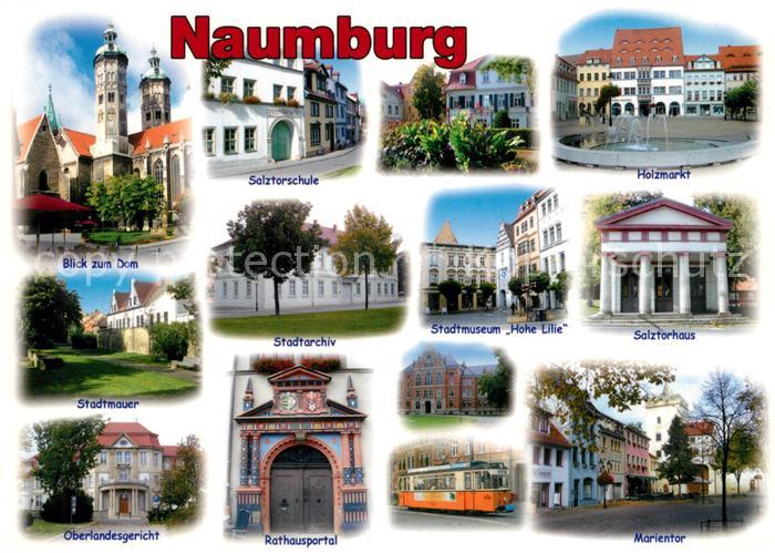Naumburg Saale Dom Salztorschule Holzmarkt Stadtmauer Museum-Hohe-Lilie Salztorh