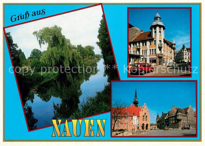 Nauen Havelland Grosser-Hauptkanal Marktstrasse Rathaus