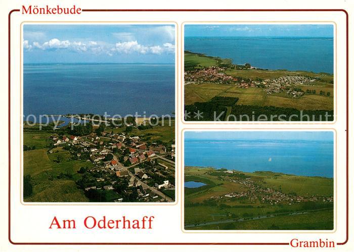 Grambin Moenkebude Fliegeraufnahme am Oderhaff