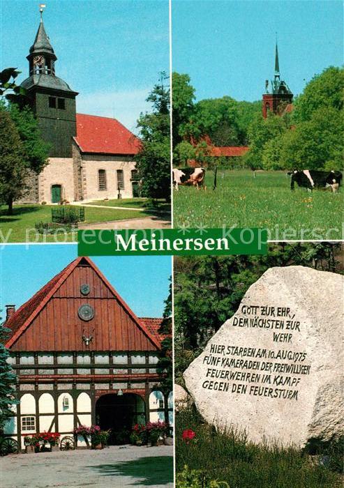 Meinersen Kuehe Kirche Fachwerk