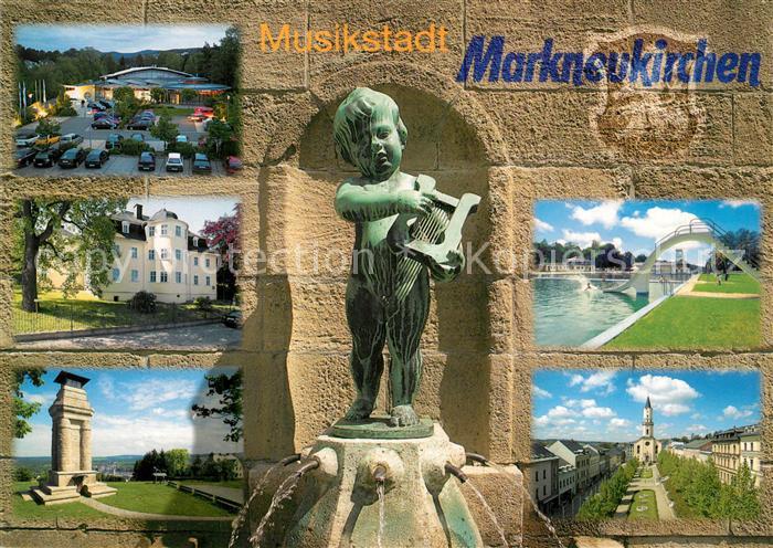 Markneukirchen Musikhalle Musikinstrumentenmuseum Bismarckturm Zschucke-Brunnen