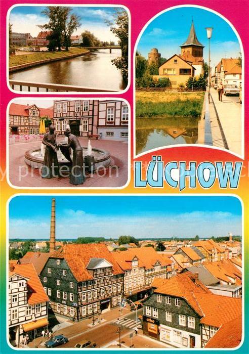 Luechow Wendeland Fachwerk Brunnen