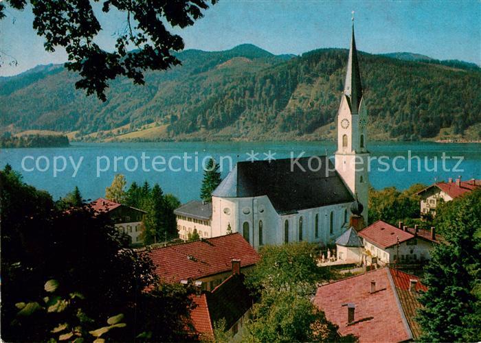 Schliersee Kirche Seepartie