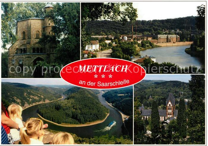 Mettlach Alter Turm Alte Abtei Aussichtspunkt Cloef Lutwinuskirche