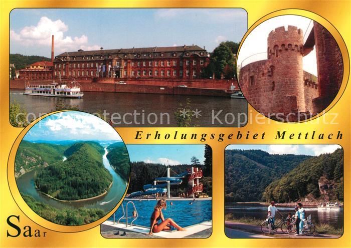 Mettlach Alte Abtei Sitz Villeroy & Boch Burgruine Montclair Saarschleife