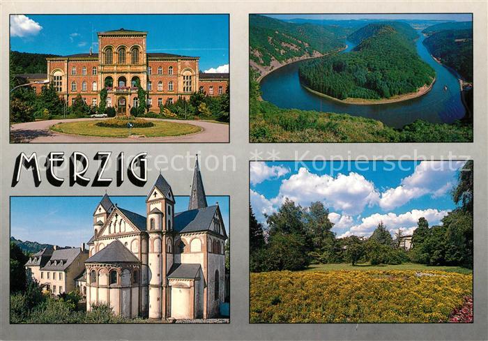 Merzig Katholische Pfarrkirche Sankt Peter Alte Abtei Saarschleife Park