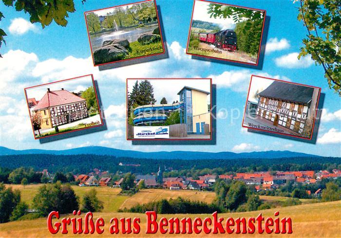 Benneckenstein Harz Kurparkteich Freiheit Werckmeisterhaus Harzquerbahn