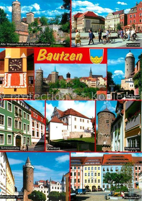 Bautzen Alte Wasserkunst Michaeliskirche Kornmarkt Sonnenuhr Rathaus