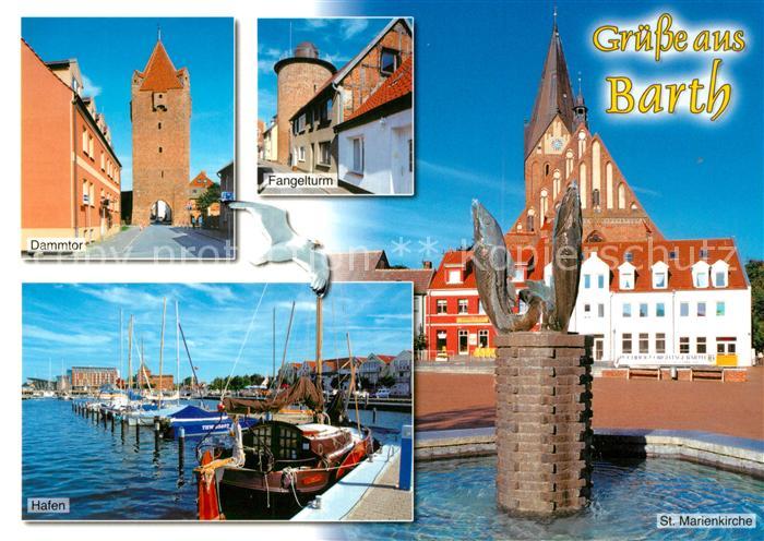 Barth Dammtor Fangelturm Hafen Marienkirche