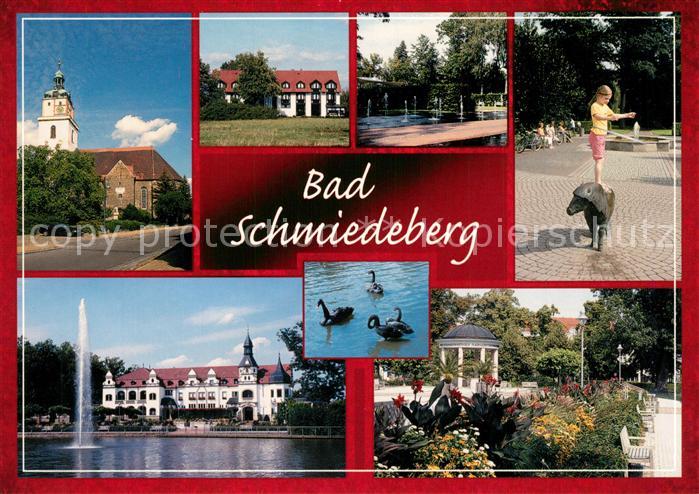 Bad Schmiedeberg Kirche Kurhotel Wasserspiele Kurpark Pony Artistik Kurhaus Schw