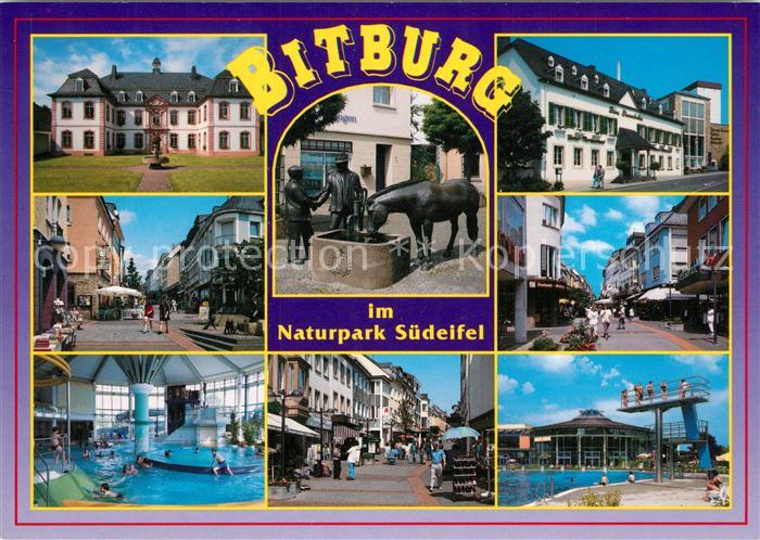 Bitburg Schloss Freibad Hallenbad Denkmal Stadtansichten