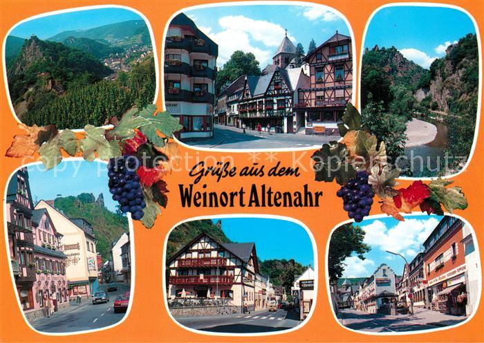 Altenahr Stadtansichten Fachwerkh?user Burg