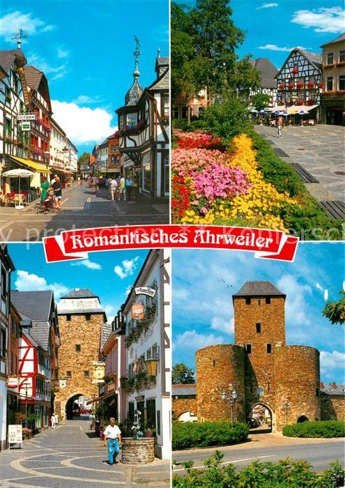 Ahrweiler Ahr Stadttor Stadtmauer Marktplatz Stadtansicht