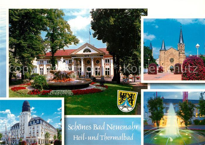 Bad Neuenahr-Ahrweiler Thermal Badehaus Kirche Springbrunnen Wappen