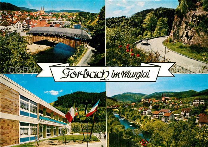Forbach Baden Holzbr?cke Panorama Schwarzwaldstra?e