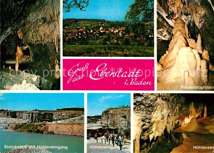 Eberstadt Baden Steinbruch H?hleneingang H?hlensee Riesentropfstein
