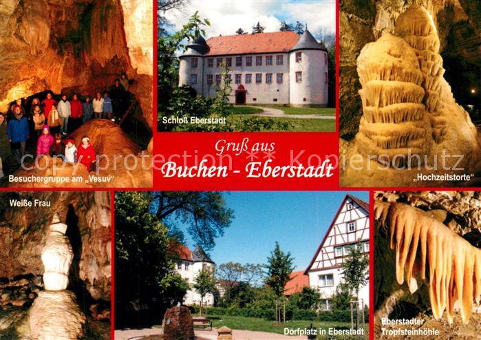 Eberstadt Baden Besuchergruppe am Vesuv Schloss Hochzeitstorte Wei?e Frau Dorfpl