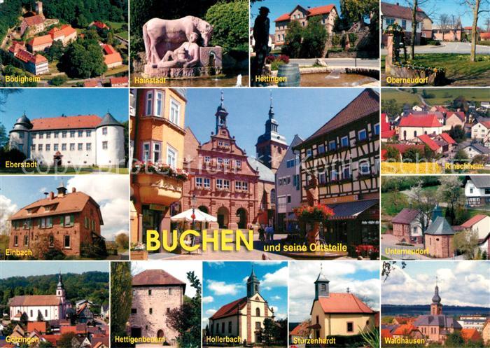 Buchen Baden B?digheim Hainstadt Hettingen Oberneudorf Einbach Eberstadt