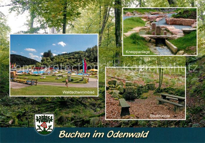 Buchen Baden Waldschwimmbad Kneippanlage Saubr?nnle