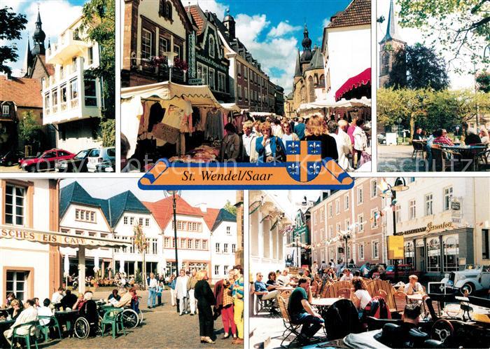 Wendel St Magdalenenhof Balduinstrasse Schlossplatz Fruchtmarkt