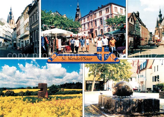 Wendel St Luisenstrasse Schlossplatz Balduinstrasse Strasse der Skulpturen