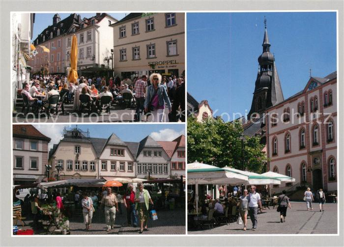 Wendel St Balduinstrasse Fruchtmarkt Schlossplatz Rathaus Basilika