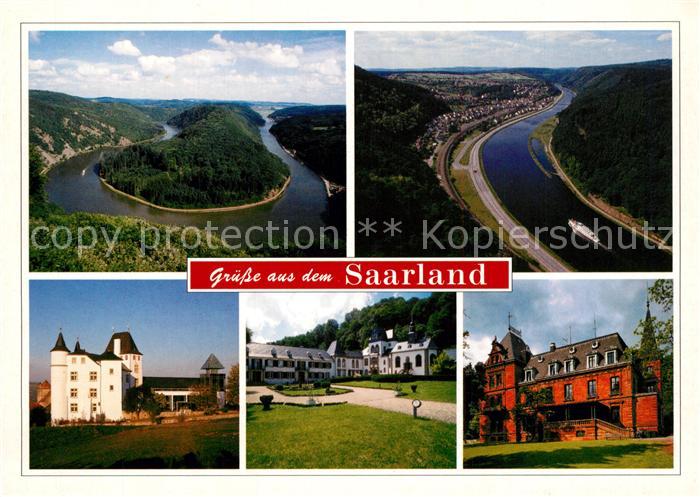 Saarland Saarschleife Schloss Dagstuhl Schloss B