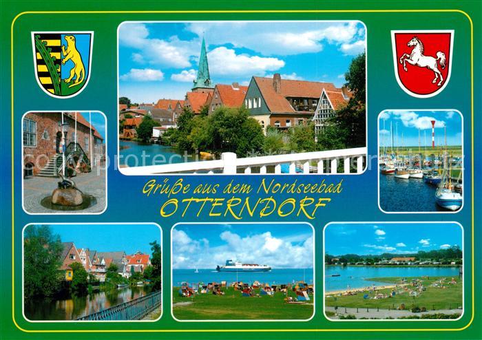 Otterndorf Niederelbe Strand Hafen Stadtansichten Rathaus Wappen
