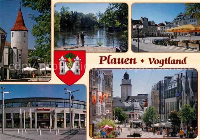 Plauen Vogtland Nonnenturm Stadtpark Altmarkt Stadtgalerie Rathausturm