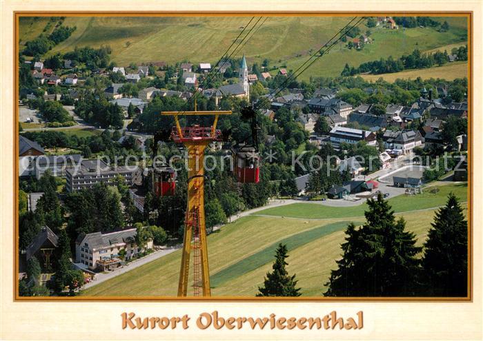 Oberwiesenthal Erzgebirge Ortsansicht Fichtelbergbahn