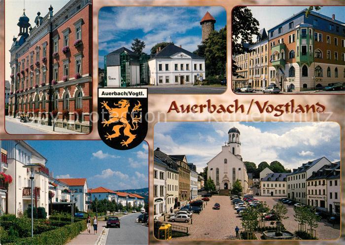 Auerbach Vogtland Rathaus Kaiserstrasse Museum Lindenallee Altmarkt Laurentiuski