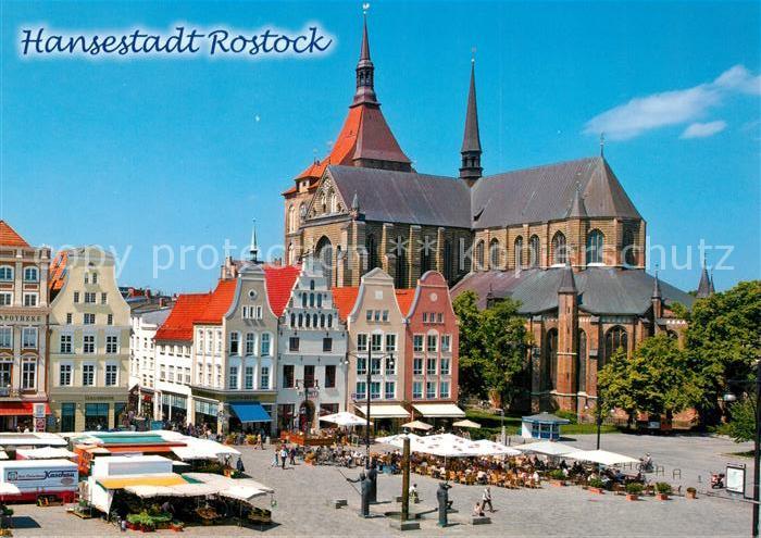 Rostock Neuer Markt Marienkirche