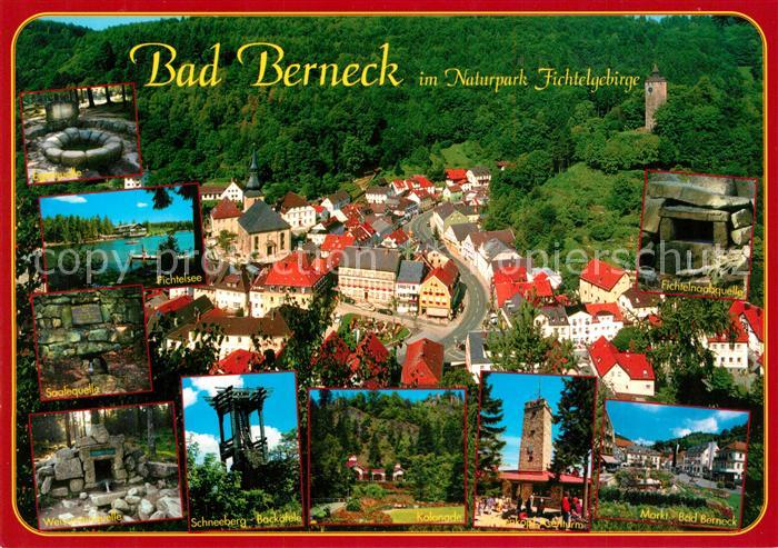 Bad Berneck Fichtelnaabquelle Fichtelsee Saalequelle Schneeberg Backoefele Markt