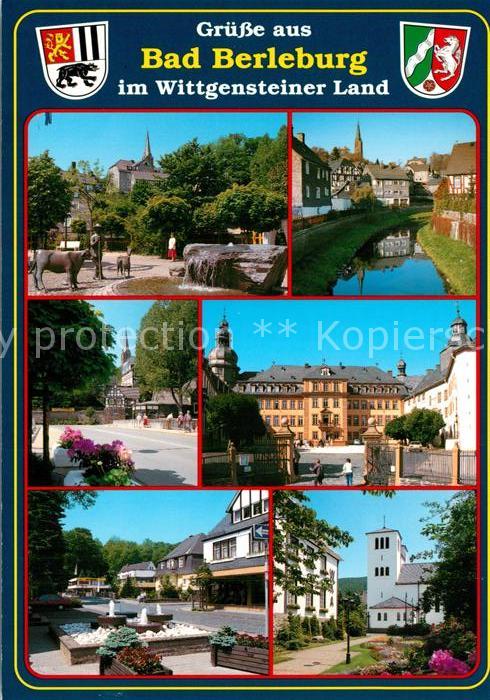 Bad Berleburg Schloss Denkmal Brunnen Kirche